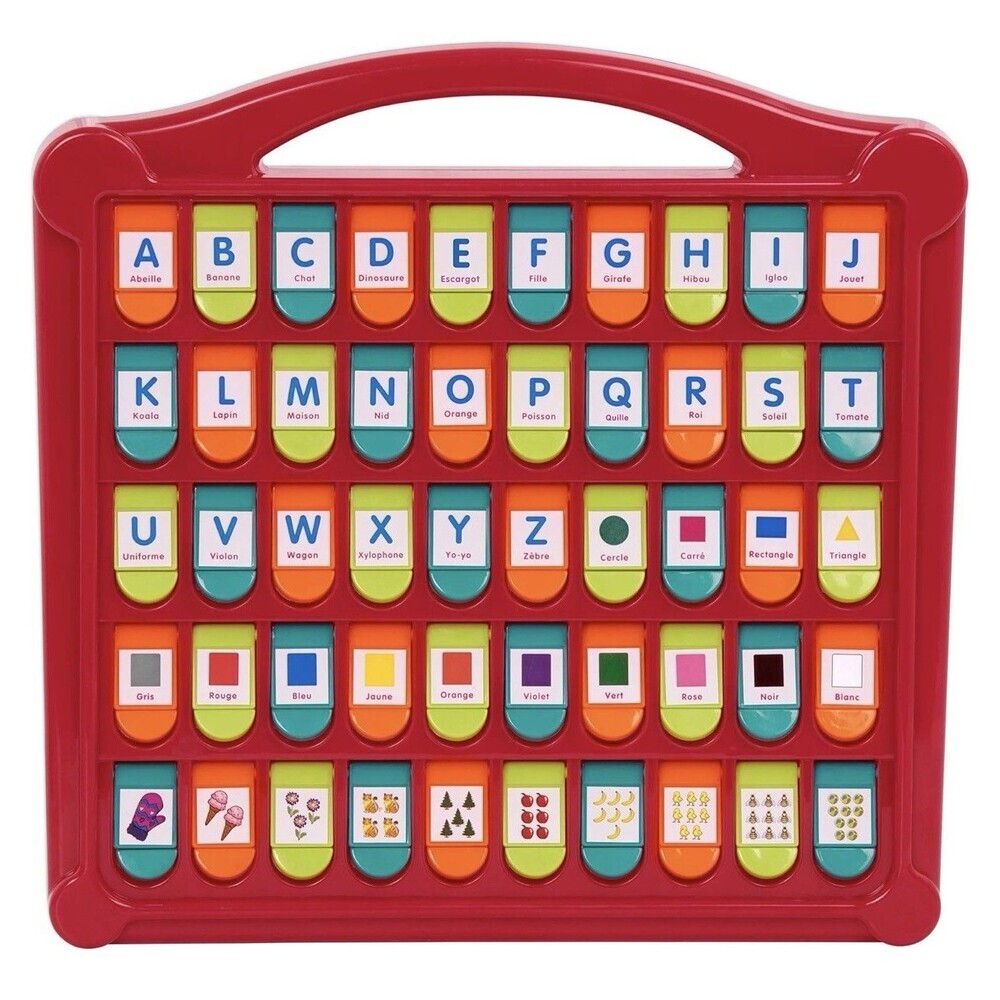 Battat Hide And Seek French Alphabet Learning Game